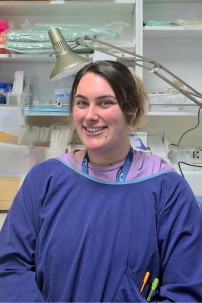 A staff member